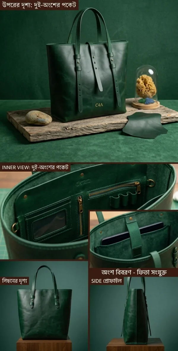Sovereign Teal Executive Shopper - Bag - 897 - Image 3