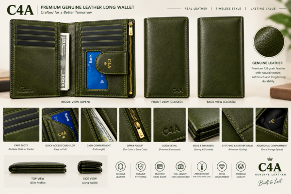 Sovereign Tri-Fold Organizer - Long Wallet - 2009 - Image 2