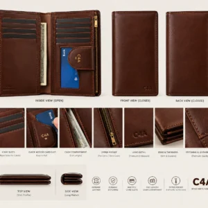 Sovereign Tri-Fold Organizer - Long Wallet - 2009