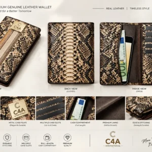 Python Stripe Continental Organizer/Wallet - 20015