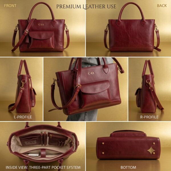 Riviera Flap Tote Bag-988 - Image 3