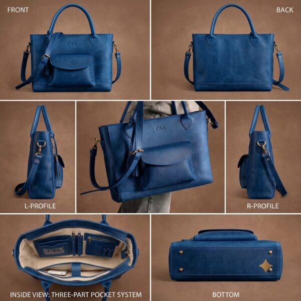 Riviera Flap Tote Bag-988 - Image 2