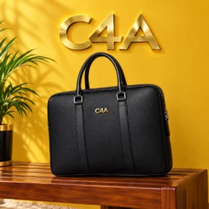 C4A Premium Leather Business Bag-09890