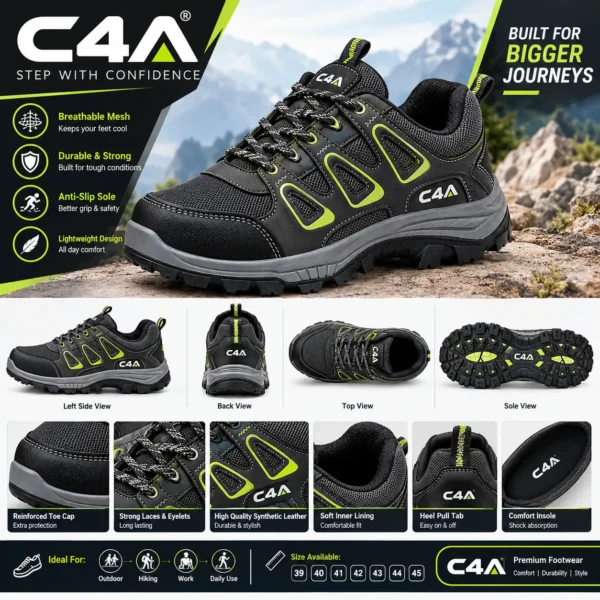 C4A Horizon Trekker Pro – All-Terrain Outdoor & Work Shoes - 098 - Image 3