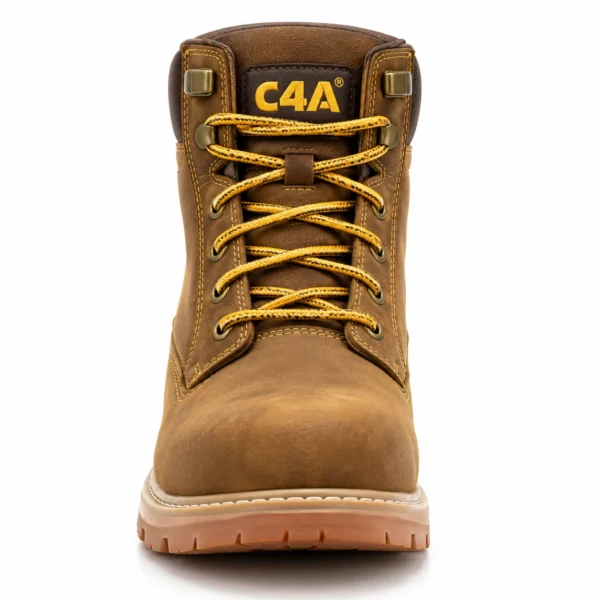 C4A® TerraTread Leather Steel-Toe Safety Boot-566 - Image 2