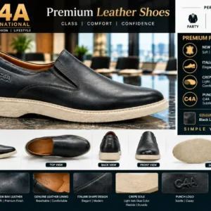 Premium Leather Shoes - 989