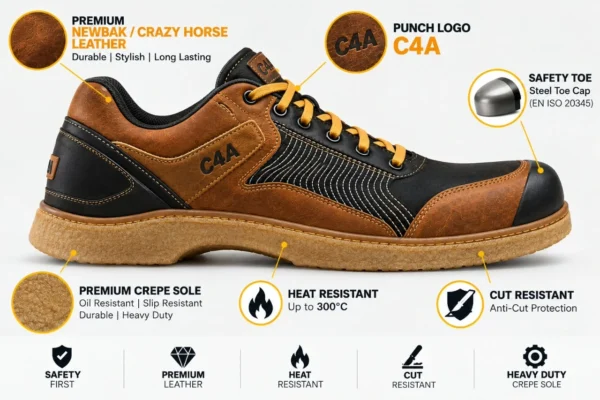 Safety Shoe crape Sole-01 - Image 3