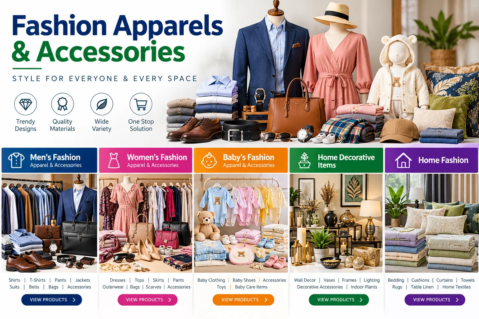 Fashion Apparels & Accessories