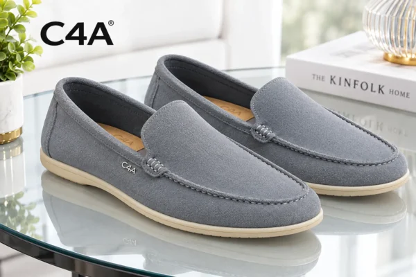Riviera Unlined Suede Slip-On Loafers - 564 - Image 3