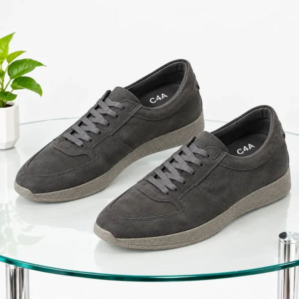 C4A Urban Suede Low-Top Gum Sole Sneaker-090 - Image 3