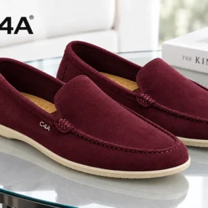 Riviera Unlined Suede Slip-On Loafers - 564